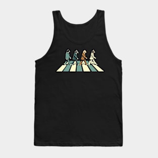 Felines Retro Cat Rock Music Gifts Funny Cat Tank Top